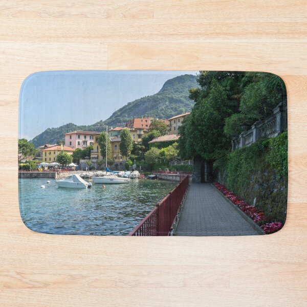 Item preview, Lovers Promenade at the Harbour - Charismatic Varenna Lake Como Lombardy Italy designed and sold by Georgia Mizuleva.