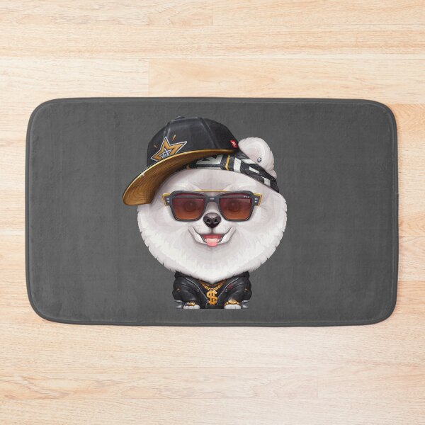 Item preview, White Pomeranian Hip-Hop Super Star designed and sold by anmlz.