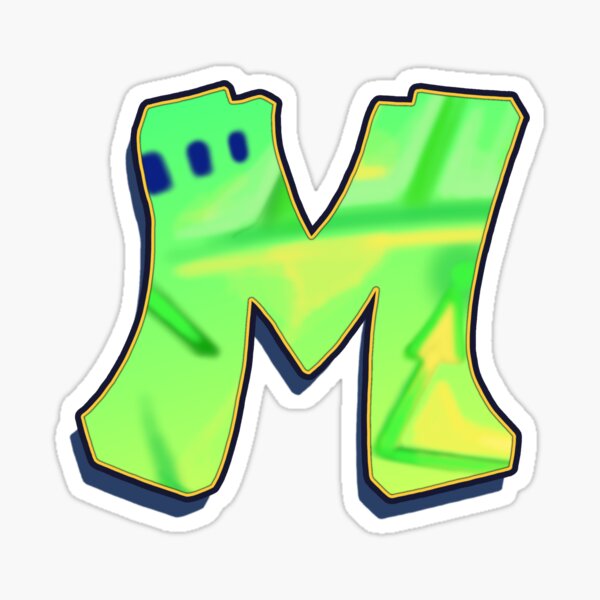 M - green/yellow Sticker