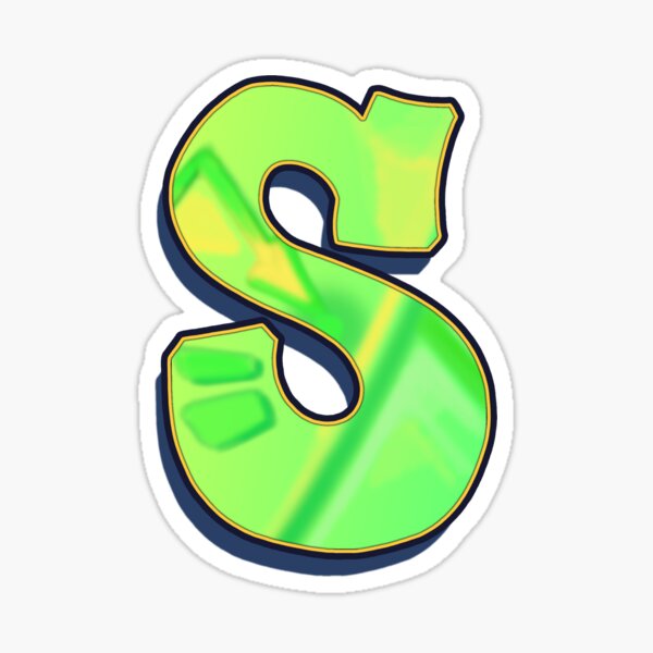 S - green/yellow Sticker