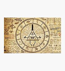 Gravity Falls, Bill Cipher Photographic Print