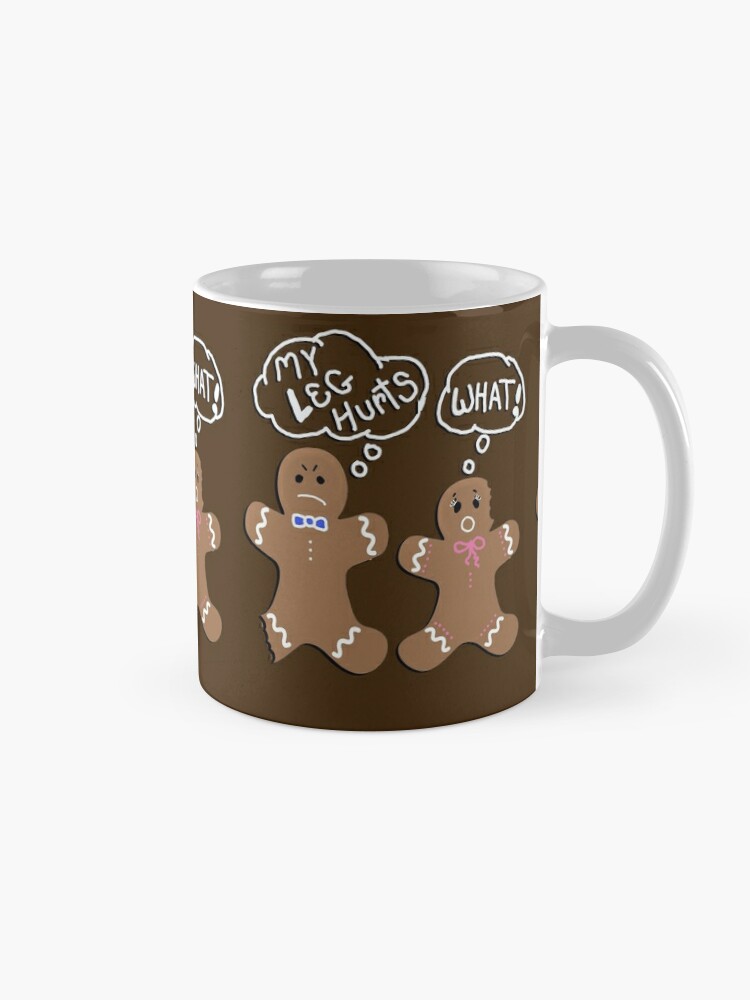 Gingerbread Cookie Personalized Christmas Mugs