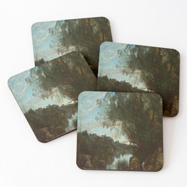 Item preview, Souvenir of the Lake Nemi Region-Camille Corot designed and sold by LexBauer.