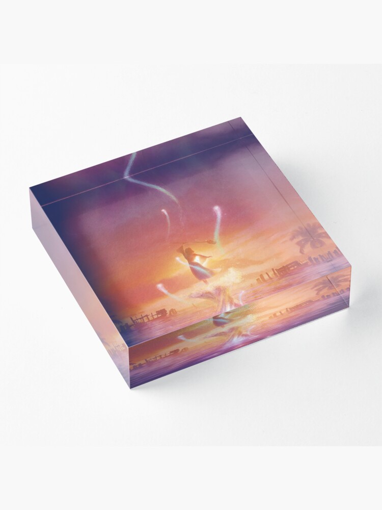 Alternate view of Song of Prayers Acrylic Block