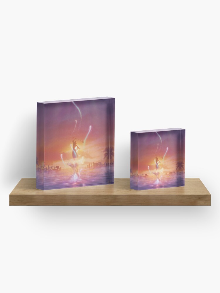 Alternate view of Song of Prayers Acrylic Block