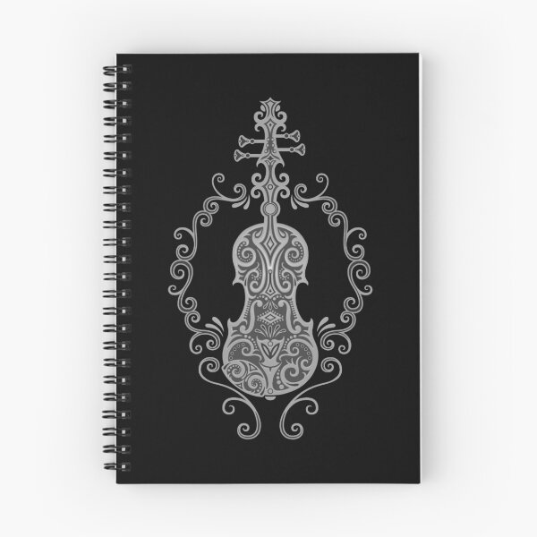 Item preview, Intricate Gray and Black Tribal Violin Design designed and sold by JeffBartels.