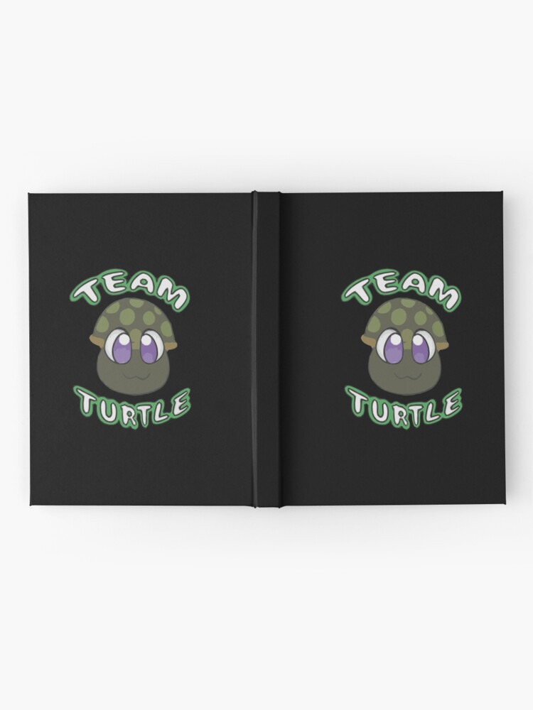 Tofuu Team Turtle Hardcover Journal By Puffyhonk Redbubble - team slothturtle fan club roblox