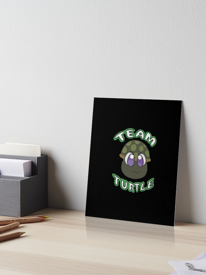 Tofuu Team Turtle Art Board Print By Puffyhonk Redbubble