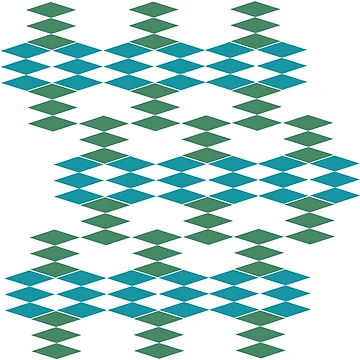 Aperçu de l'œuvre Stack 2 Pattern de ErinLP