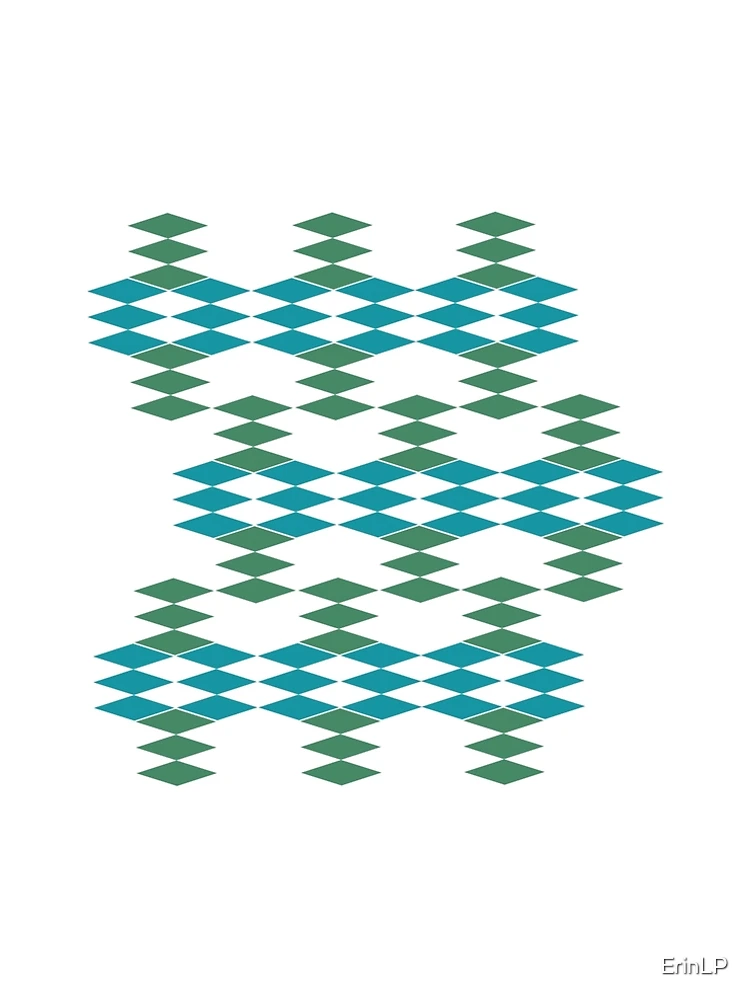 Aperçu 5 sur 5. Robe trapèze avec l'œuvre Stack 2 Pattern créée et vendue par ErinLP.