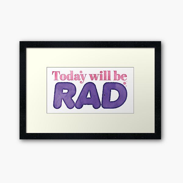Item preview, Today will be RAD designed and sold by jazzydevil.