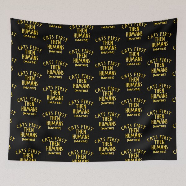 Item preview, CATS FIRST then humans (maybe) designed and sold by jazzydevil.