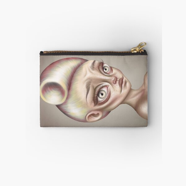 Item preview, Spooky wasted doll portrait, skull face designed and sold by Marcos Sevilla Martin.
