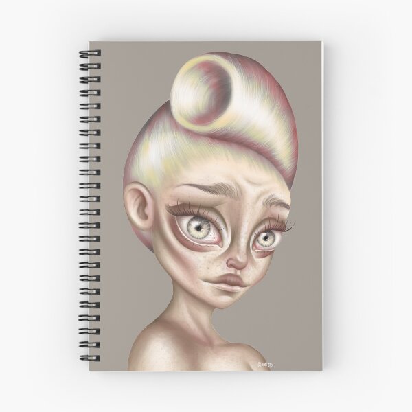 Item preview, Spooky wasted doll portrait, skull face designed and sold by Marcos Sevilla Martin.