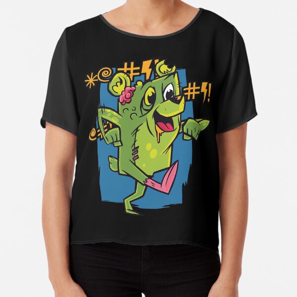 Mutant bear Chiffon Top