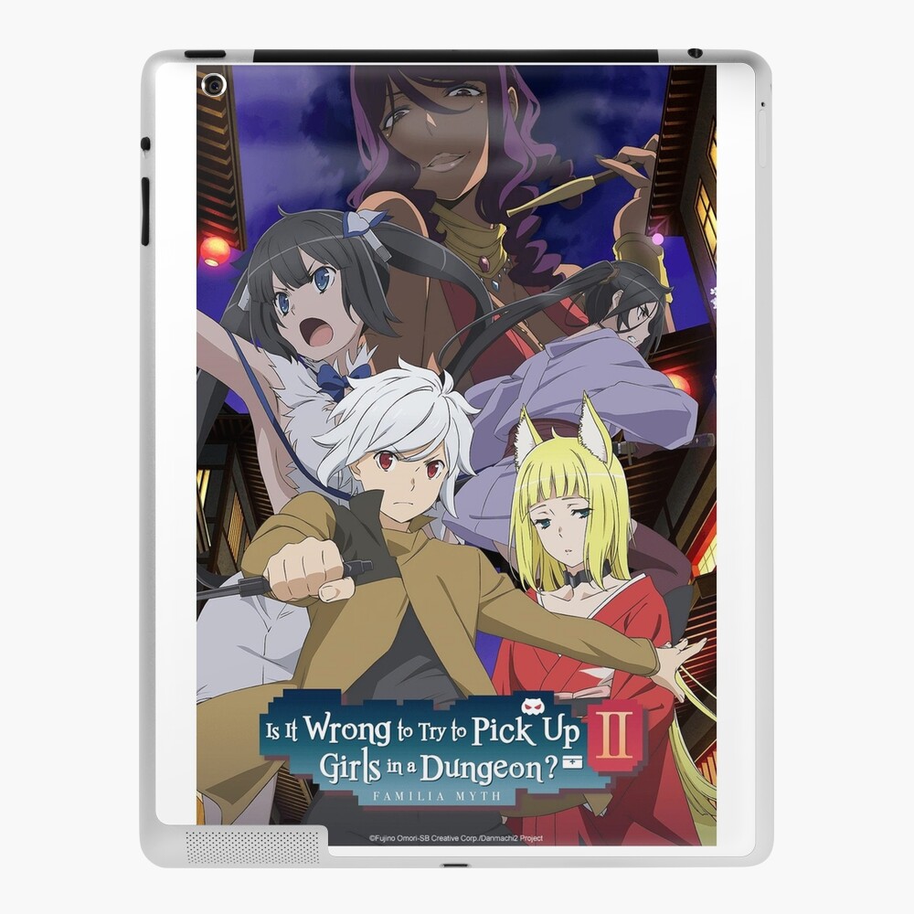 Dungeon ni Deai wo Motomeru no wa Machigatteiru Darou ka II, Is It Wrong to  Try to Pick Up Girls in a Dungeon? II | iPad Case & Skin