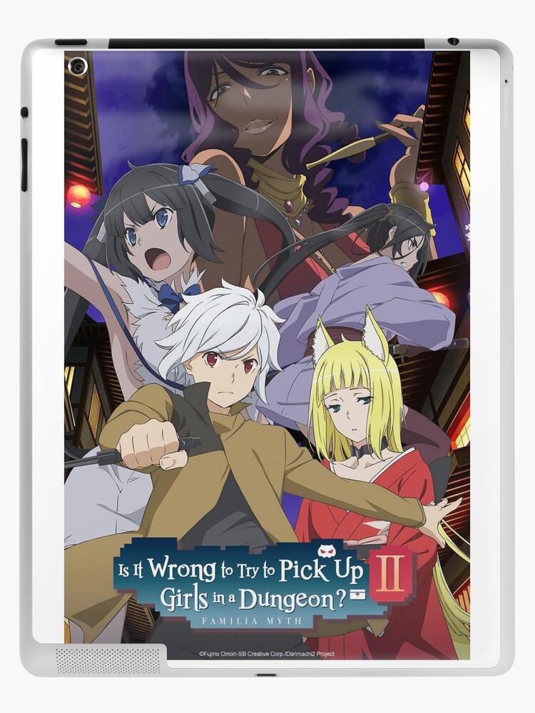 Dungeon ni Deai wo Motomeru no wa Machigatteiru Darou ka II, Is It Wrong to  Try to Pick Up Girls in a Dungeon? II | iPad Case & Skin