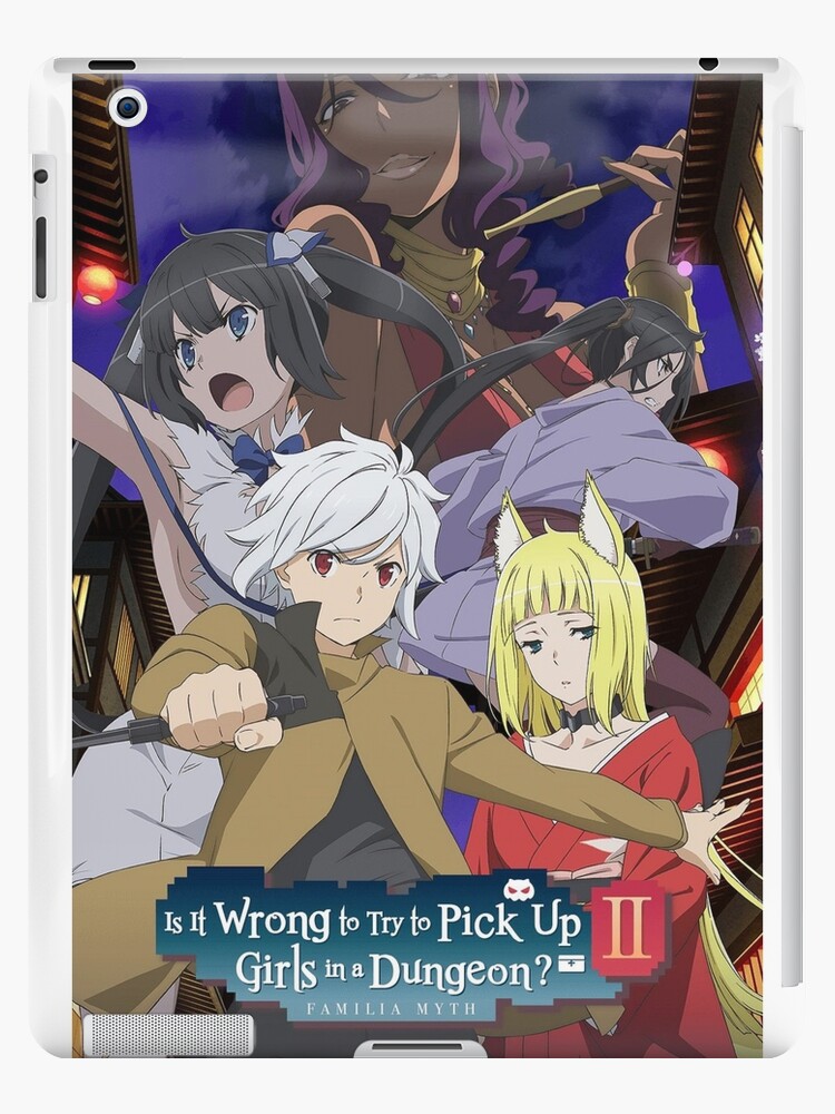 Dungeon ni Deai wo Motomeru no wa Machigatteiru Darou ka II, Is It Wrong to  Try to Pick Up Girls in a Dungeon? II | iPad Case & Skin