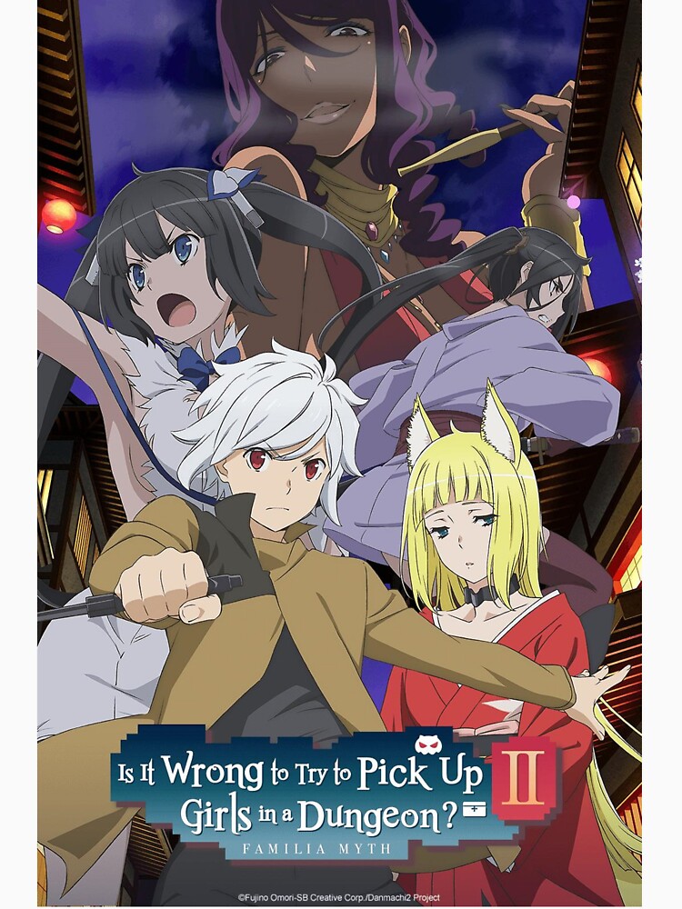 Dungeon ni Deai wo Motomeru no wa Machigatteiru Darou ka II, Is It Wrong to  Try to Pick Up Girls in a Dungeon? II | Art Print