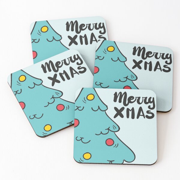 Item preview, Merry Christmas tree designed and sold by ECLECTICimprint.