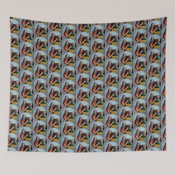 Artikelvorschau, BBC Test Card Girl - Clownsgesicht entworfen und verkauft von CopeStarr.