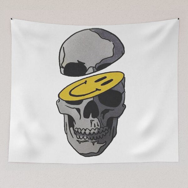 Item preview, Smiley Face Split Skull designed and sold by Houd-Ammari77.