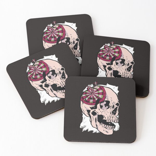Item preview, SKULL DARTBOARD T-SHIRT GIFT T-SHIRT TEE SWEATER CASE STICKER designed and sold by Timcito.