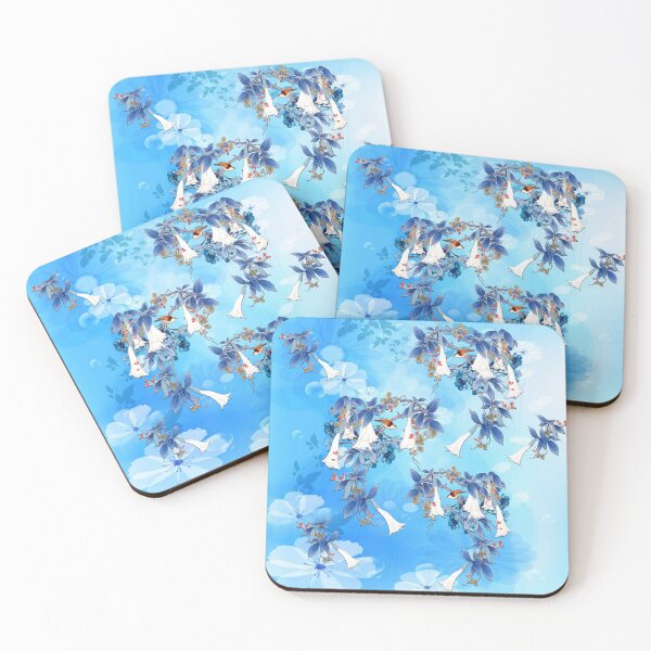 Item preview, Illustrated  White Watercolor Moonflowers designed and sold by NadineMay.