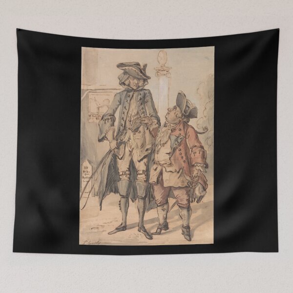 Item preview, Caricature of George Bubb Dodington and Sir Thomas Robinson - Paul Sandby - c1761 designed and sold by CrankyOldDude.