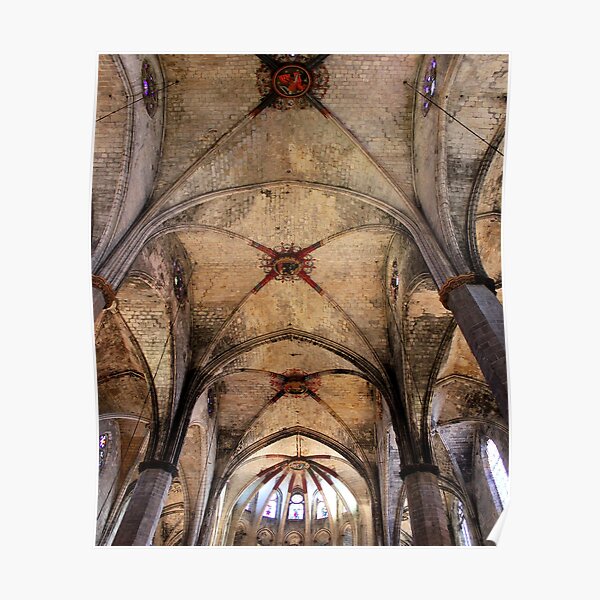 Abstract Cathedral Ceiling Poster