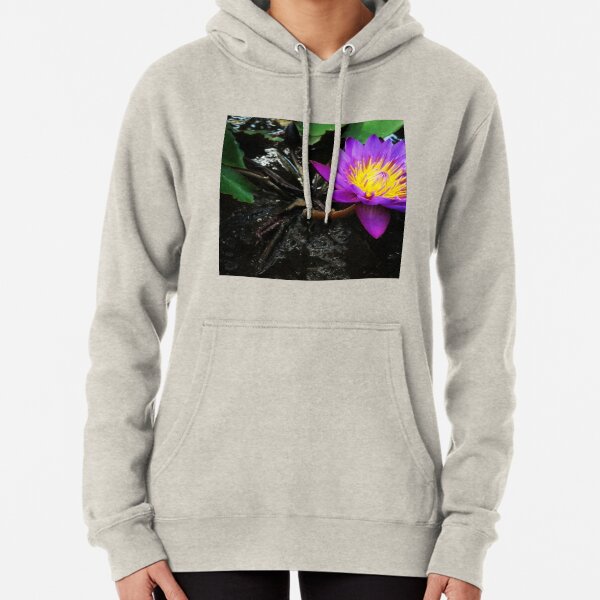 Bali Water Flower Pullover Hoodie