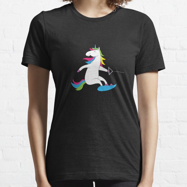 Wakeboard - unicorn on wakeboard Essential T-Shirt