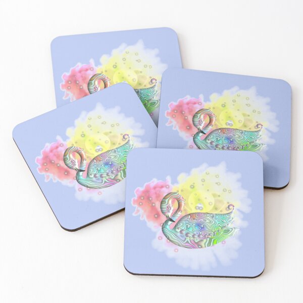 Item preview, FLAMINGO RAINBOW CLOUDS 300. designed and sold by sana90.