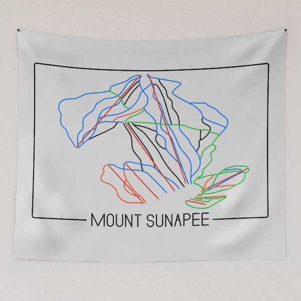 Item preview, Mount Sunapee Trail Rating Map designed and sold by ChasingGnarnia.