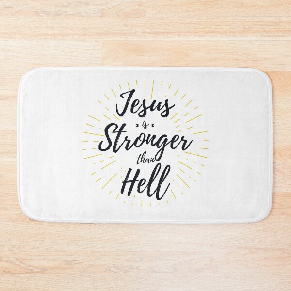 Item preview, Jesus is stronger than the evil designed and sold by GoodNewsDesign.