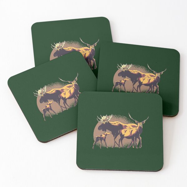 Item preview, Moose family, moose designed and sold by DerSenat.