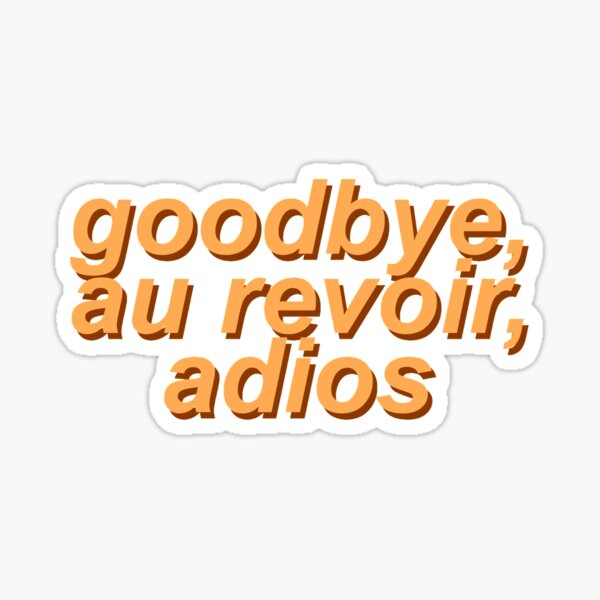 EVERGLOW ADIOS KPOP Pegatina