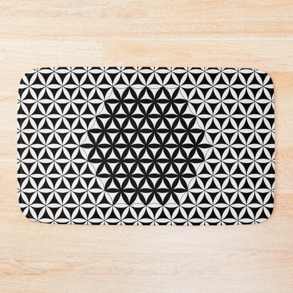 Item preview, Flower of Life White Black  designed and sold by Cveti Dinkova.