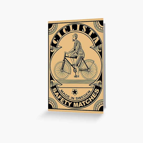 Artikel-Vorschau von Die Vintage Ciclista Sicherheitsstreichhölzer, designt und verkauft von rogue-design.
