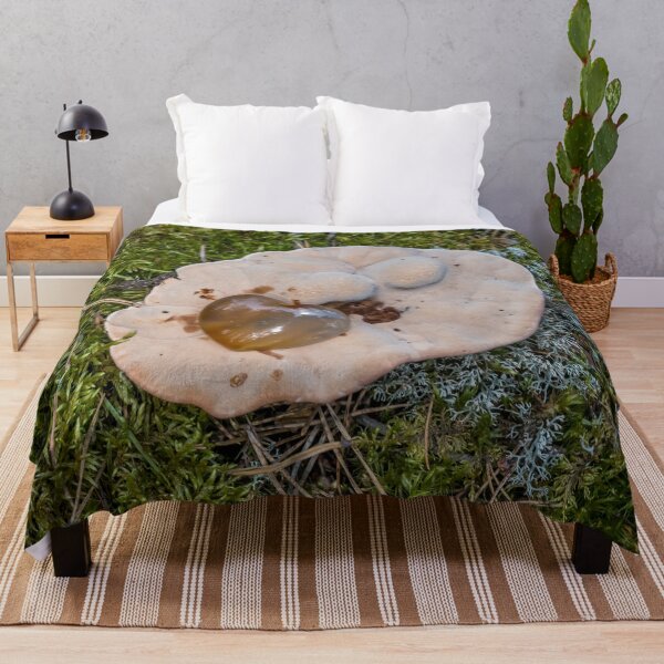 Item preview, Carnelian Heart on a Large Wild Mushroom in a Forest designed and sold by Jon Shore.