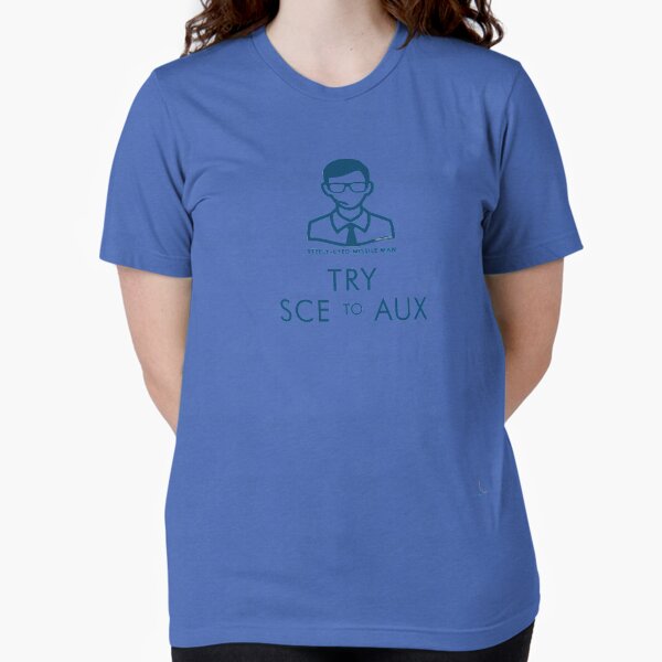 Try SCE to AUX | Apollo 12 | Steely-eyed Missile Man Tri-blend T-Shirt