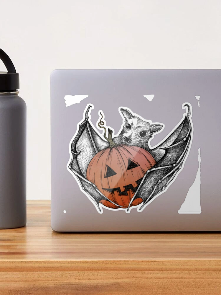 Halloween Flying Bat Water Bottle by SEAFOAM12