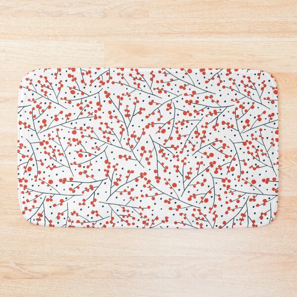 Item preview, Winter Berry Holiday Pattern Design designed and sold by MclaughlinGifts.