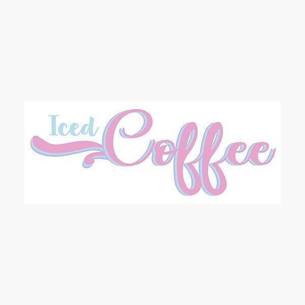 Item preview, Iced Coffee designed and sold by ApricotBlossom.