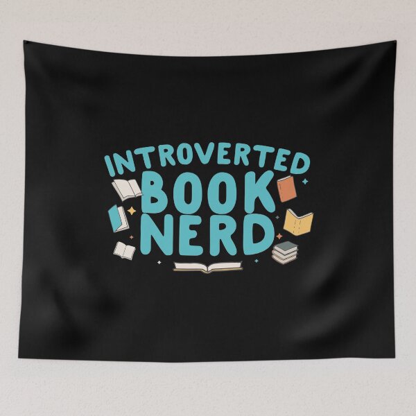 Item preview, Introverted Book Nerd designed and sold by thingsandthings.
