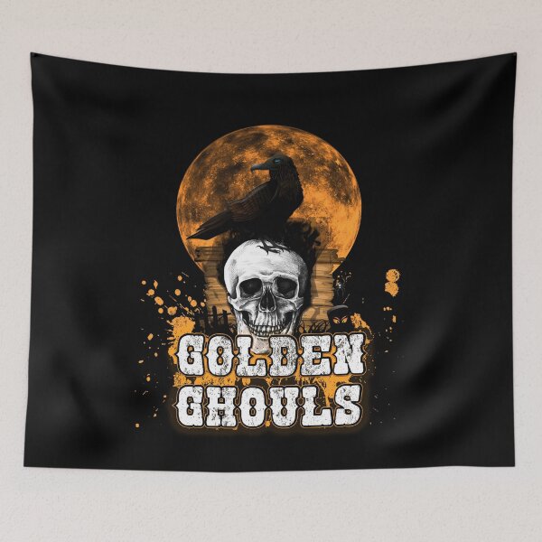 Item preview, Vintage Scary Golden Ghouls T-shirt for Halloween Lover 2019 designed and sold by SurgicalDesign.