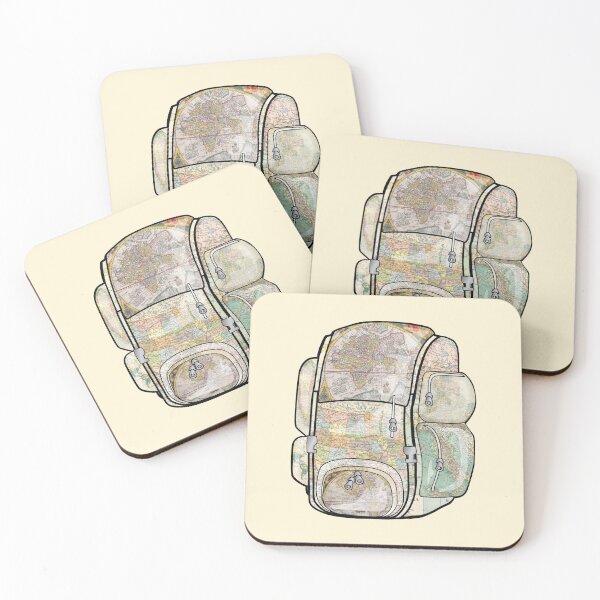 Item preview, Vintage Maps Travel Backpack designed and sold by careerdesigns.