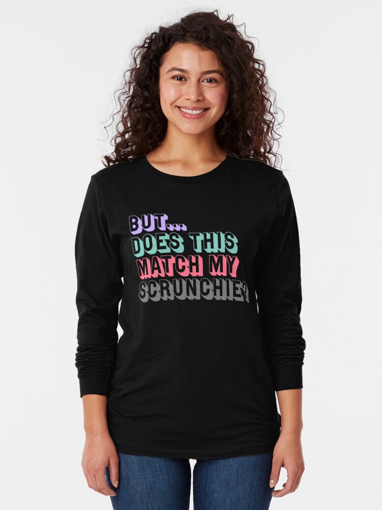 shopaholic long sleeve shirt