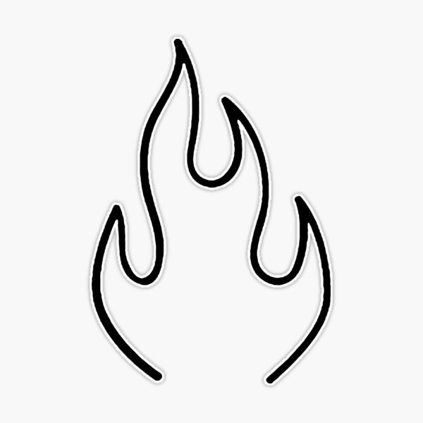flame outline tattoo | Fire tattoo, Flame tattoos, Hand tattoos