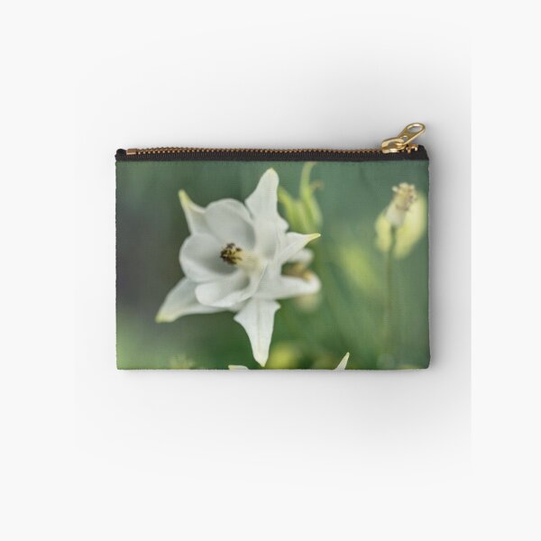 Item preview, White and pastel yellow columbine flowers designed and sold by JBlaminsky.